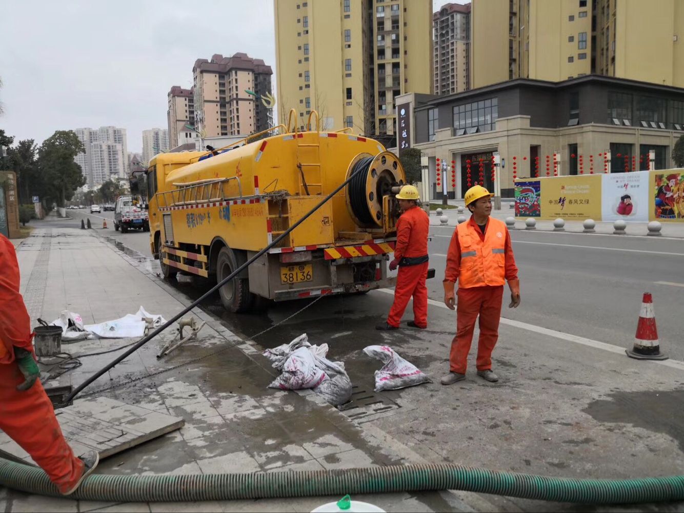舟山排污管道清淤-管道清洗